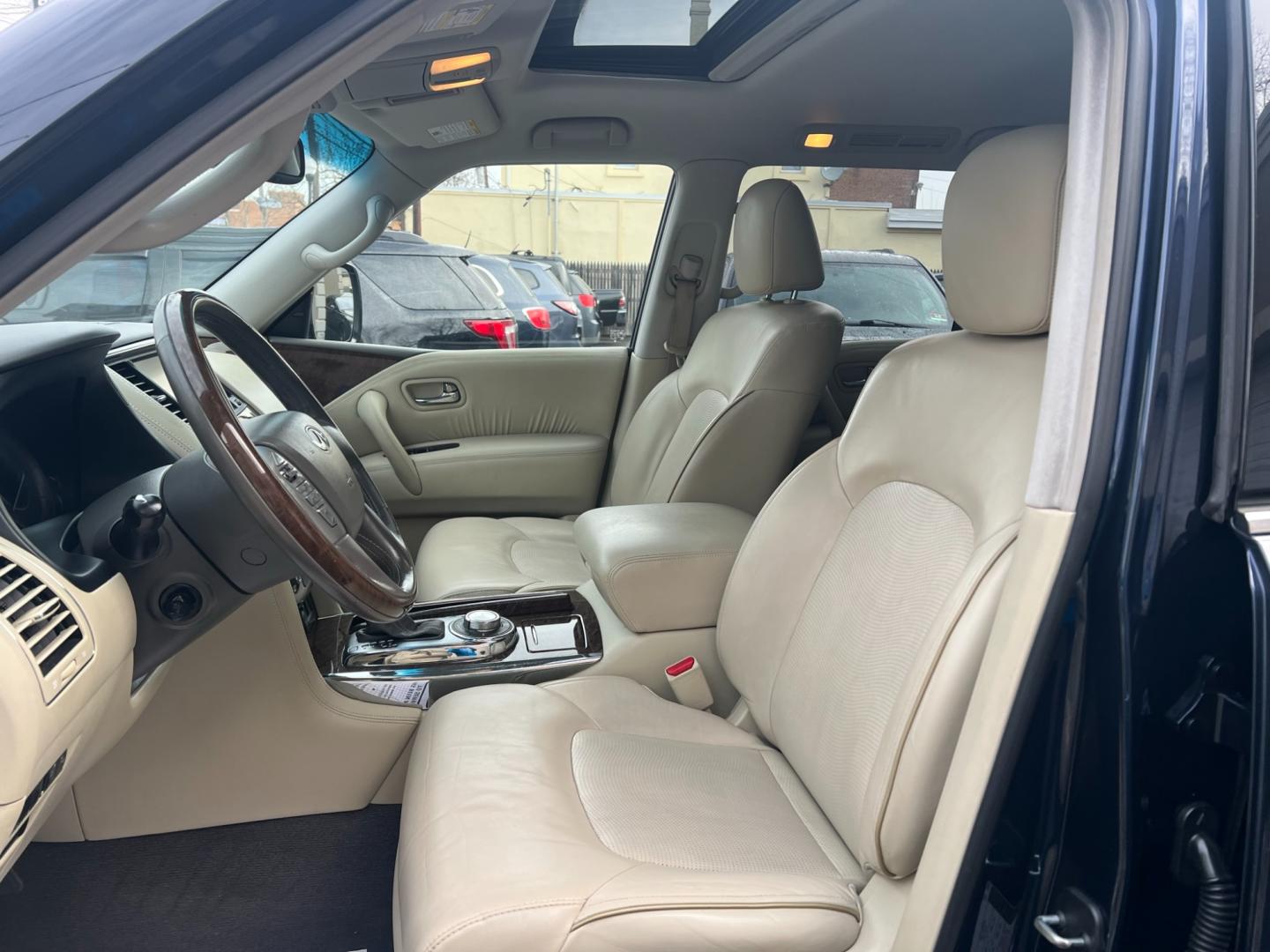 2017 Infiniti QX80 Limited 4WD (JN8AZ2NE1H9) with an 5.6L V8 DOHC 32V engine, 7A transmission, located at 1018 Brunswick Ave, Trenton, NJ, 08638, (609) 989-0900, 40.240086, -74.748085 - Wow! This Infiniti is Absolutely Perfect and Beautiful in every possible way!! Vehicle was $72,000 brand new and it still looks brand new for $17K! An absolute "no brainer purchase" for this amazing SUV if you are seeking the Right Vehicle for your family!! - Photo#5